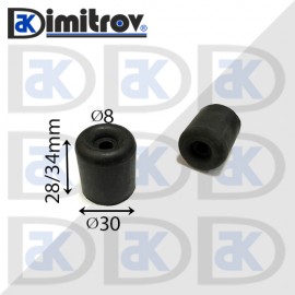 Гумен тампон Ø  8 х Ø 30 х 34 mm